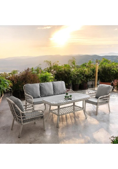 Capri Swing Pisa Üçlü Rattan Bahçe Ve Balkon Oturma Grubu Beyaz 801 Balkon Takımı 2+1+1+sehpalı Rattan Bahçe Takımı Diğer Capri Swing Pisa Üçlü Rattan Bahçe Ve Balkon Oturma Grubu Beyaz 801 Balkon Takımı 2+1+1+sehpalı Rattan Bahçe Takımı Diğer