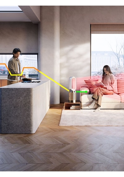 Purifier Hot Cool Hp2 De-nox Hava Temizleyici Beyaz/altın Mavi