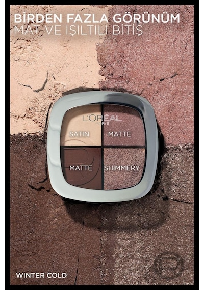 Eye & Cheek Quad - 04 Winter Cold Dörtlü Far Ve Yanak Paleti 3600524253349-11246