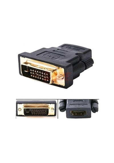 Hdmi DİŞİ DVİ (24+1) ERKEK ÇEVİRİCİ DÖNÜŞTÜRÜCÜ ADAPTOR TV LCD MONİTÖR KASA PC LAPTOP