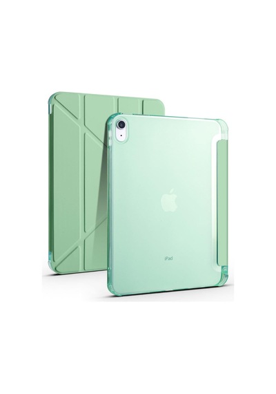İpad 11.nesil 11" Ve 10.nesil 10.9" Uyumlu, Trifold Standlı, Silikon Arka Korumalı Kılıf. Klasik