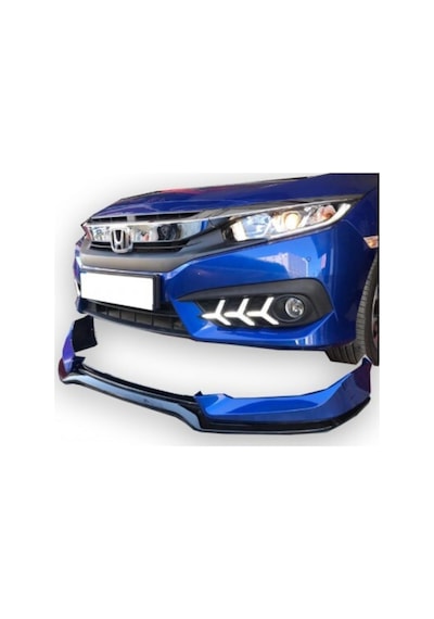 Honda Civic Uyumlu Serisi Fc5 2015-2018 Sedan Mugen Ön Tampon Eki