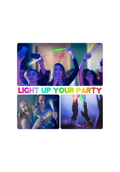 Led Işıklı Renkli Püsküllü Parmak Işığı 4 Renk 4 Adet Diğer