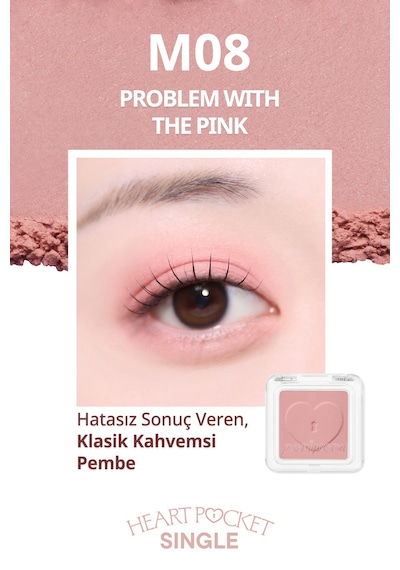 Peripera Heart Pocket Single M08 Problem With The Pink