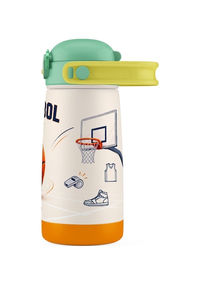 Puccon 420 Ml Yeşil Kahverengi Basketbol Baskılı Pipetli Erkek Çocuk Çelik Matara Suluk - 60027 Yeşil - Turuncu Puccon 420 Ml Yeşil Kahverengi Basketbol Baskılı Pipetli Erkek Çocuk Çelik Matara Suluk - 60027 Yeşil - Turuncu