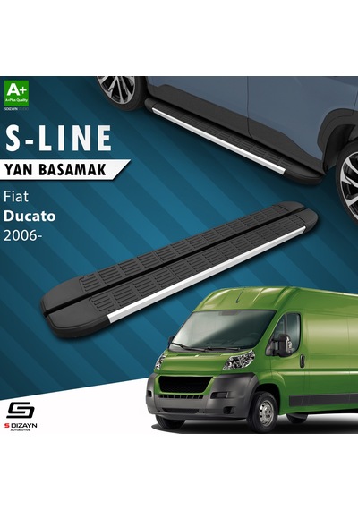S-Dizayn Fiat Ducato 3 Kısa Şase S-Line Aluminyum Yan Basamak 203
