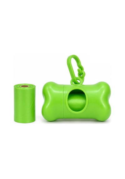 Tr Köpek Dışkı Poşeti Taşıma Çantası + 1 Rulo Poşet Tasmaya Takılabilir Poşetlik Dispenser, Gezdirme Ve