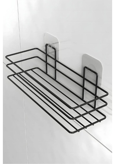 Yapışkanlı Duş Ve Banyo Rafı Şeffaf