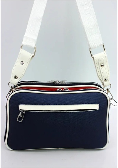 Just Polo Kadın Lakost Ayarlanabilir Askılı Çapraz Omuz Çantası Shoulder Bag Beyaz - Lacivert - Kırmızı