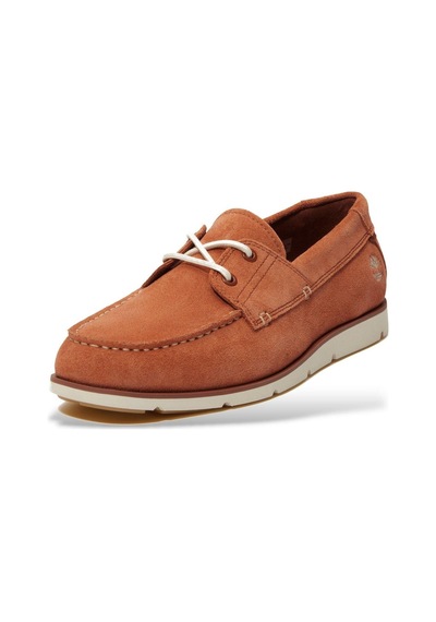 Timberland Erkek Grafton Bay Lace Up Rust Süet Loafer-7059 Pas