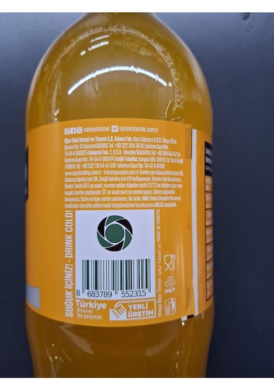 Sarıyer Portakal Aromalı Gazoz Şekersiz 1,5 Lt X 6 Adet