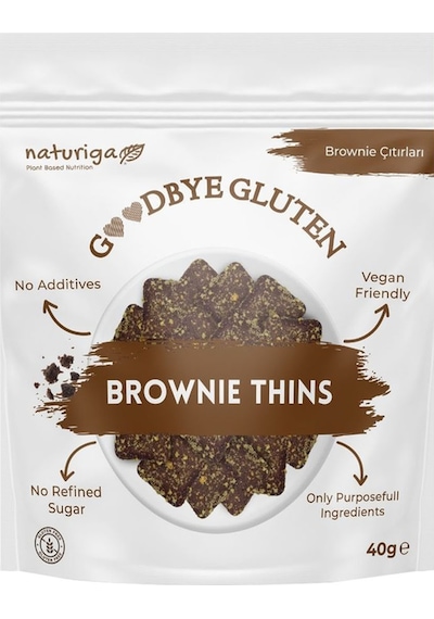 Naturiga Goodbye Gluten Brownie Çıtırları 40 G