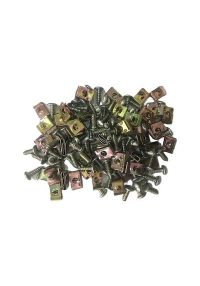 Motosiklet Kaporta Vidası Klips Seti 100 Lü Set 4.2 X 16 Mm