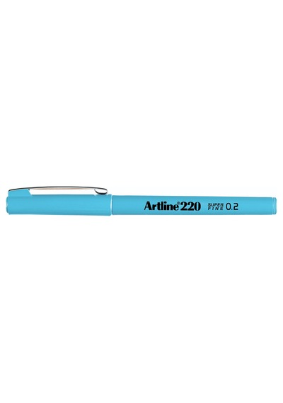 Artline 220 Fineliner Kalem 0.2 Mm Lt.Blue