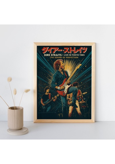 Dire Straits Limited Edition Pop Art Poster