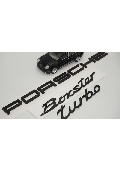 Porsche Boxster Turbo Bagaj 3m 3d Abs Yazı Logo Amblem Seti