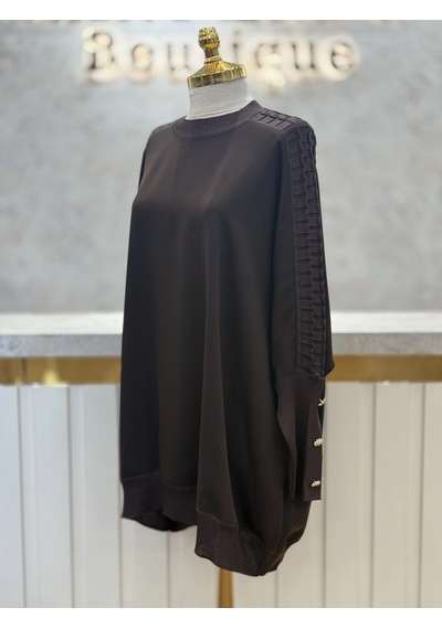 Ghisa Gh-4730t4492-k Kahve Renk Tunik Çok Renkli