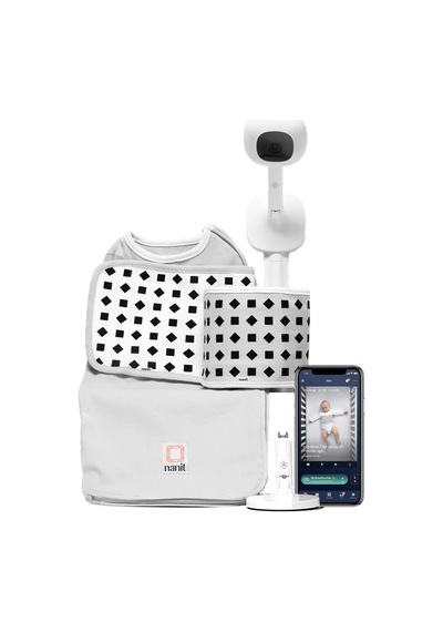 Nanit Pro Akıllı Bebek Kamerası Ve Duvar Aparatı 1080p, Uyku Ve Nefes Takibi, Wi-fi Dedektörler