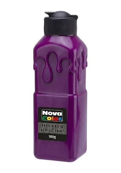 Nova Color Akrilik Boya 180gr Mor - 3 Adet Diğer