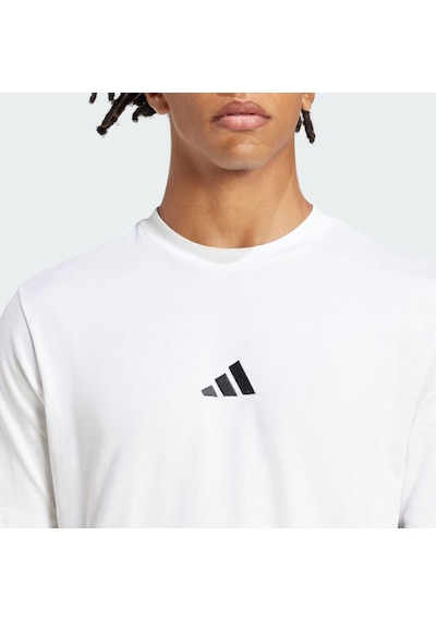 Whıte/black Adidas Erkek Günlük T-shirt M 3s Sj T Je6388 Beyaz