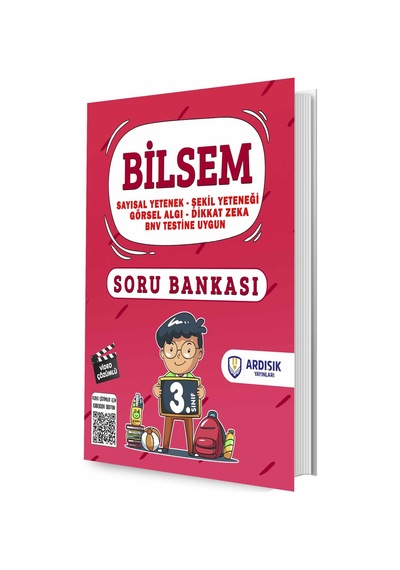 Ardışık Yayınları - 3. Sınıf Bilsem Soru Bankası Tamamı Video Çözümlü