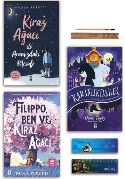 Genç Timaş Karanlıktakiler - Kiraz Ağacı İle Aramızdaki Mesafe - Filippo Ben Ve Kiraz Ağacı Set 3 Kitap
