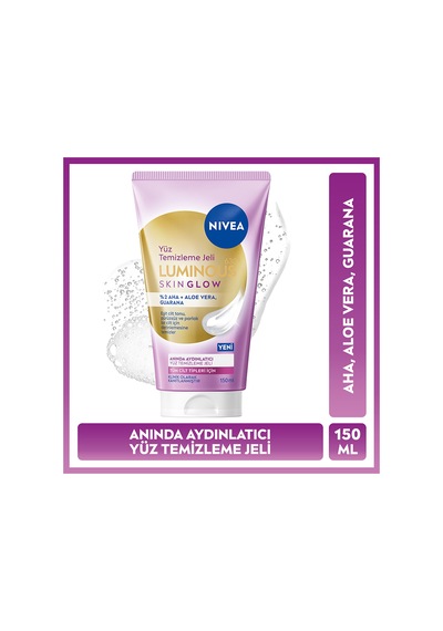 Nivea Yüz Bakım Luminous630 Skin Glow Anında Aydınlatıcı Yüz Temizleme Jeli 150 Ml