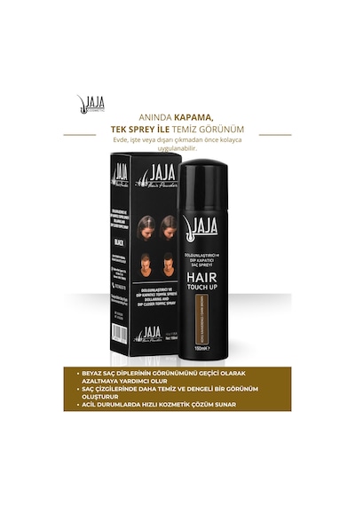 Koyu Kahve Dark Brown Dip Kapatıcı & Dolgunlaştırıcı Saç Spreyi 150 Ml