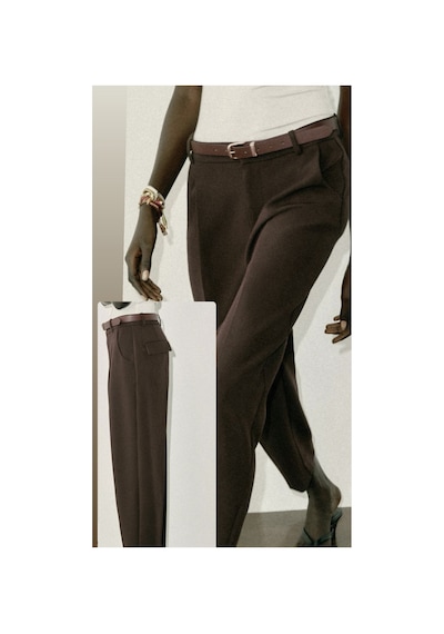 Genel Markalar Kadın Pantalon Kahverengi