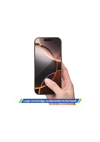 İphone 17 Pro Max Uyumlu Uygulama Aparatlı Full Antistatic Cover Hd Cam Ekran Koruyucu Çerçevesiz