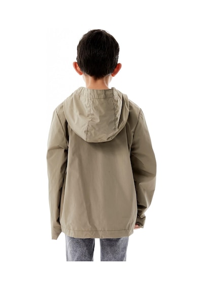 Benitto Kids Erkek Çocuk Kapüşonlu Mevsimlik Yağmurluk 51366 Kahve