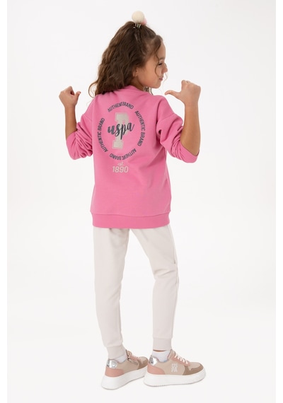 U.s. Polo Assn. Kız Çocuk Menekşe Pijama Takım 50318958-vr037 Menekse