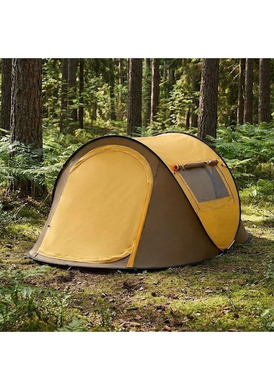 Büro Ev Ofis Kamp Keyfi İçin 220x120x90cm 2kişilik Vagon Tipi 2kapı 2pencere Doğa Çadırı Diğer