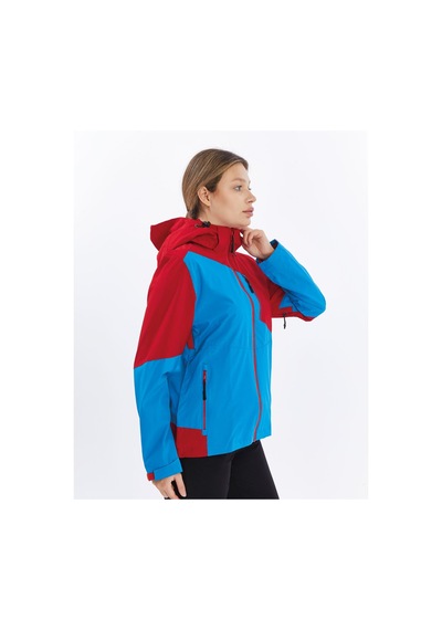 Mapamyumco Windbreaker Kadın Ceket-mavi-kırmızı