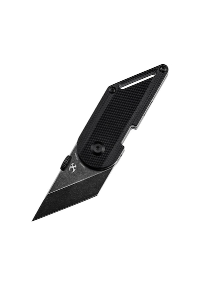 Kansept Dash Siyah G10 Sap Siyah Taşlanmış 154cm Çelik Mini Kamp Çakı T3045a1
