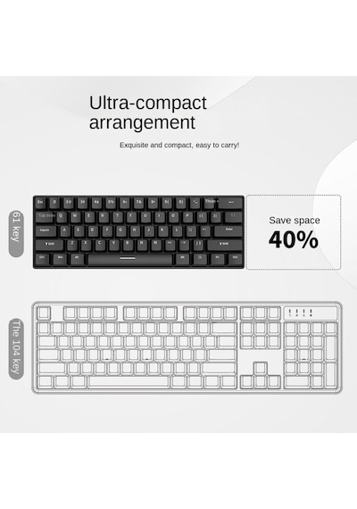 Rgb %60 Küçültülmüş Mekanik Rgb Klavye