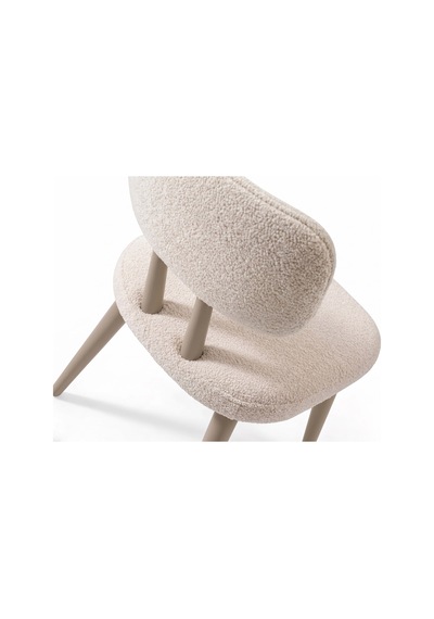 Versace Ahşap Mutfak Sandalyesi Cappuccino