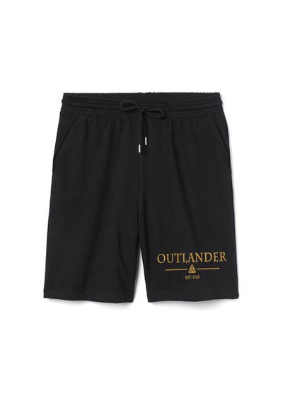 Outlander Est 1743 Erkek Siyah Şort 001