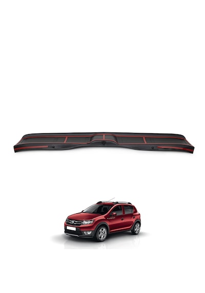 Sandero Stepway Arka Tampon Eşiği Tampon Üstü Plastik Koruma Mat Siyah 2013 2020 Arası