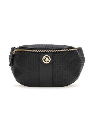 U.S. Polo Assn. Kadın Siyah Bel Çantası 50293695-VR046