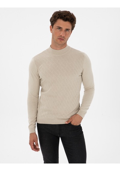 Pierre Cardin Erkek Kum Melanj Kazak /triko 50318128-vr123 Kum Melanj