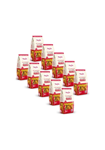 Yayla 3 Renkli Sebzeli Mısır Ve Pirinç Fusilli Makarna 400 G X10