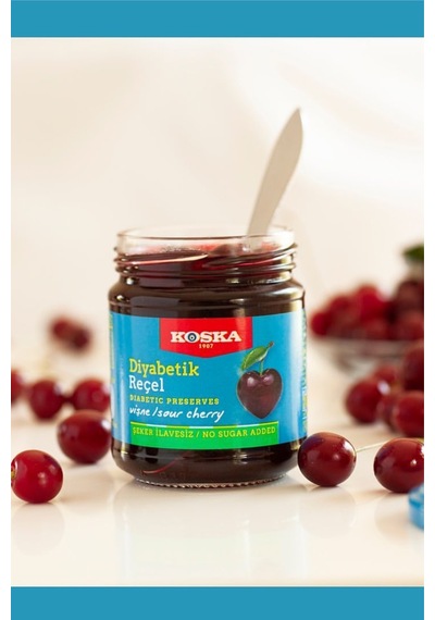 Diyabetik Vişne Reçeli 2 X 240 Gr