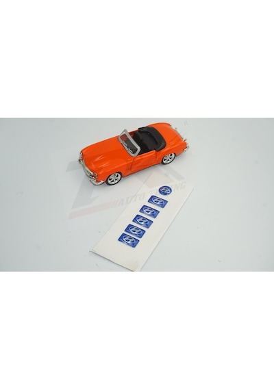 Hyundai Cam Açma Jant Torpido Direksiyon Metal Sticker Logo Seti