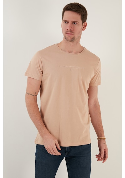 Buratti Erkek T Shirt 541TACTICAL VİZON Vizon