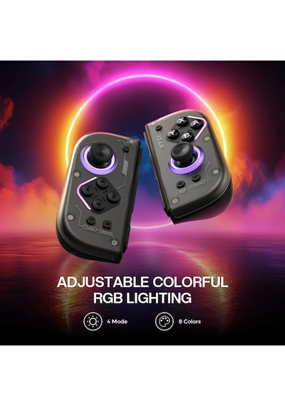 Nyxı Hyperion 2 Kablosuz Joypad Nintendo Switch / Switch Oled İçin - Hall Effect Joystick, Rgb Aydınlatma, Mikro Switch Buton Ve Tetikleyici Joycon