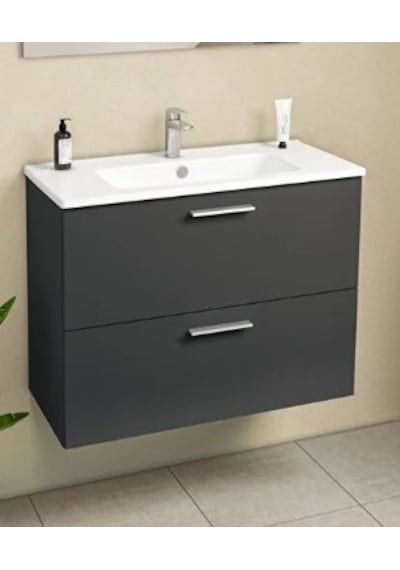 Hilton Banyo Dolabı - Mıa 80 Antrasit Gri Diğer Hilton Banyo Dolabı - Mıa 80 Antrasit Gri Diğer