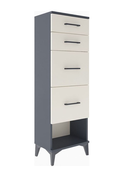 Arges Dolap 4 Çekmeceli 44x30x134 Antrasit-aytaşı Antrasit Arges Dolap 4 Çekmeceli 44x30x134 Antrasit-aytaşı Antrasit