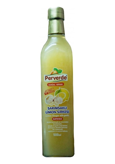 Perverde Sarımsaklı Limon Sirkesi 500 ML