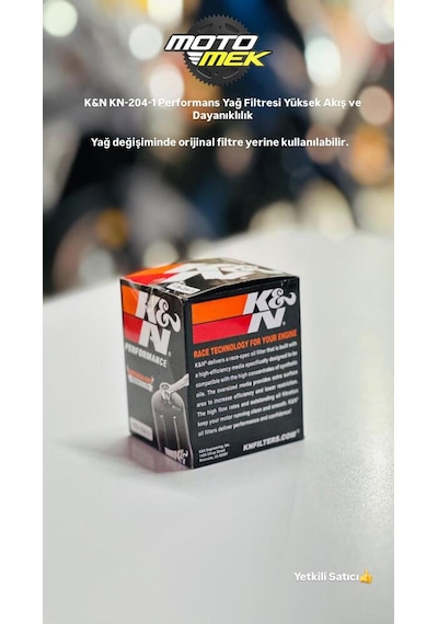 K&n Kn Performance Kn-204 Performans Yağ Filtresi Yüksek Akış Ve Dayanıklılık
